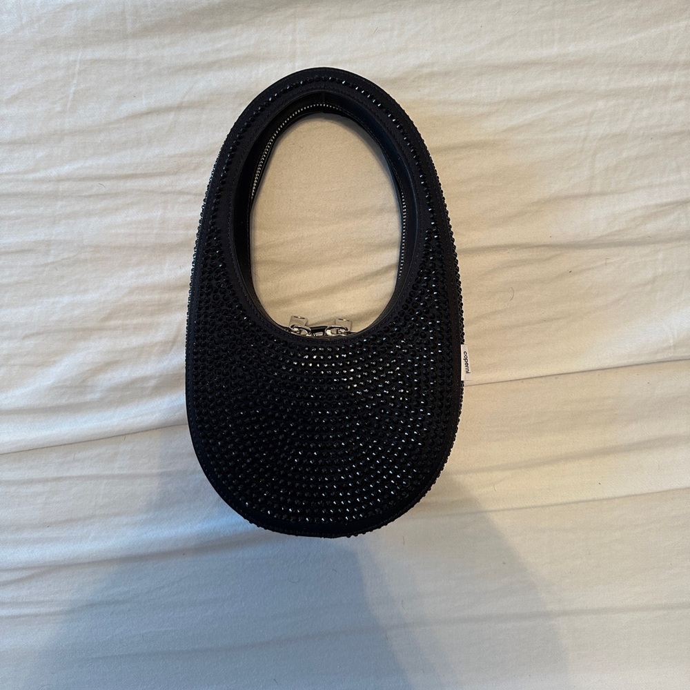 Coperni Crystal-Embellished Mini Swipe Bag